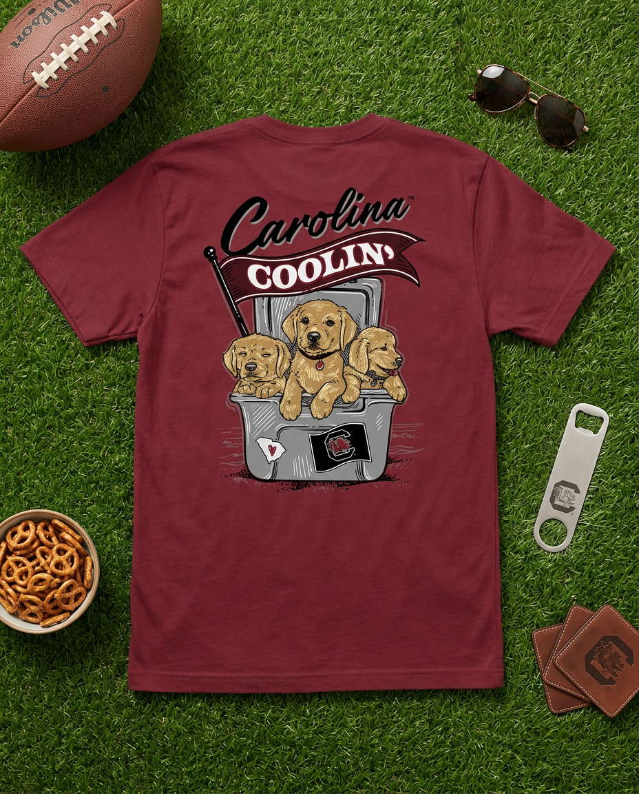 Carolina Coolin’ Gamecock Pups Tee