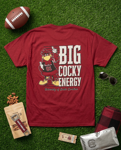 Big Cocky Energy – University of South Carolina T-Shirt (Garnet)