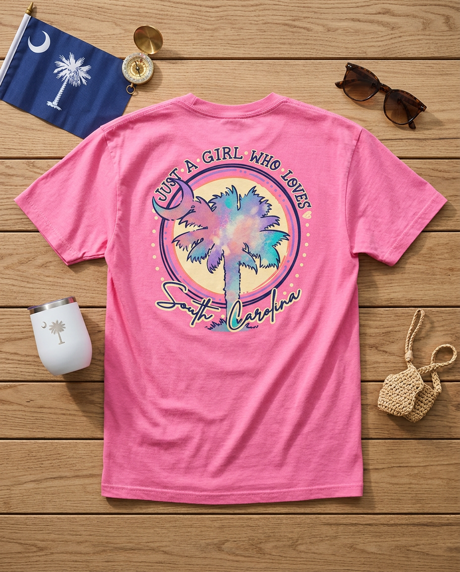 Just a Girl Who Loves South Carolina Tee