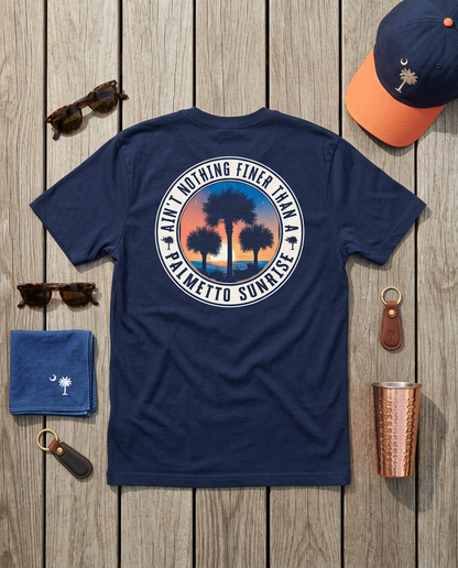 Palmetto Sunrise T-Shirt – Navy