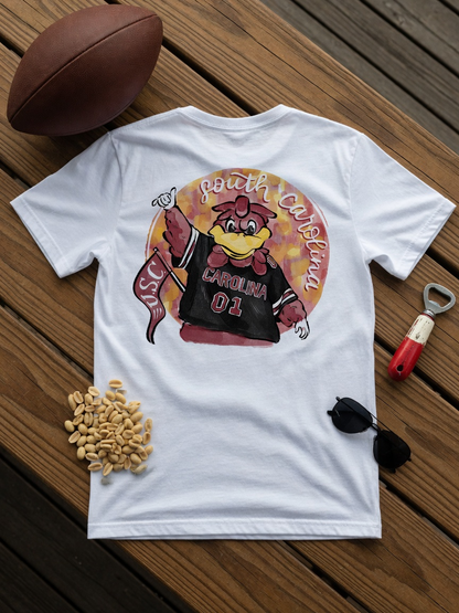 South Carolina Watercolor Cocky Tee