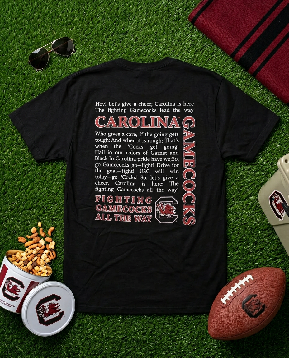Gamecocks Fight Song Short Sleeve T-Shirt – Black