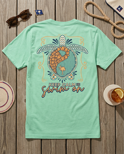 South Carolina Turtle Yin Yang Tee
