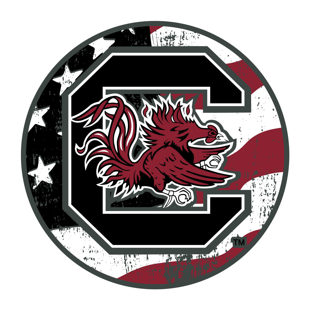 Gamecock American Decal