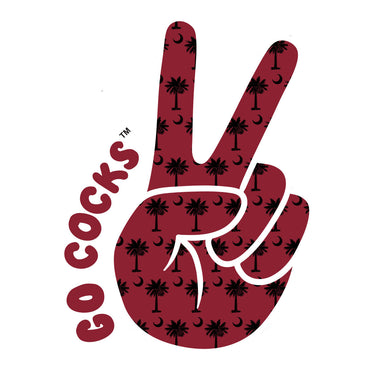 Peace Fingers USC Decal