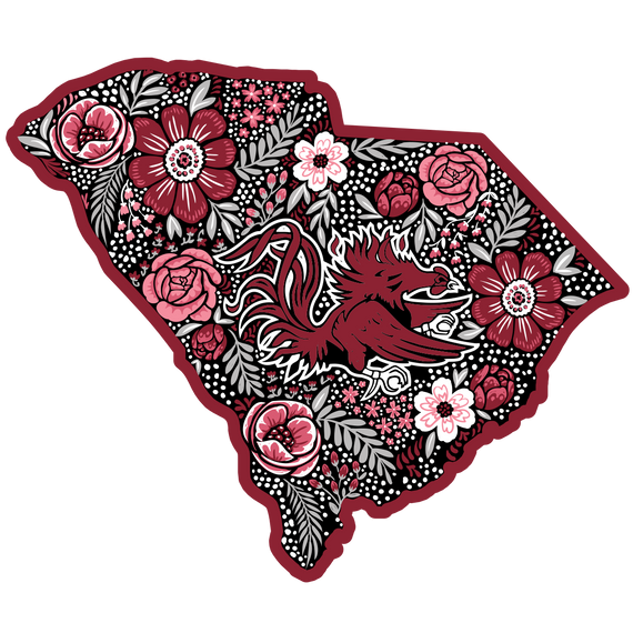 USC Floral State Decal