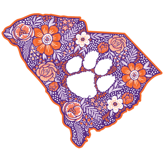 CLE Floral State Decal