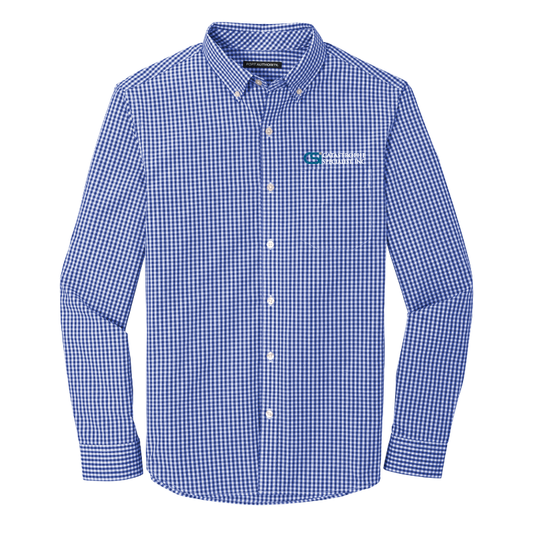 CSI Catastrophe Specialist, Inc Gingham Oxford, Men's Royal