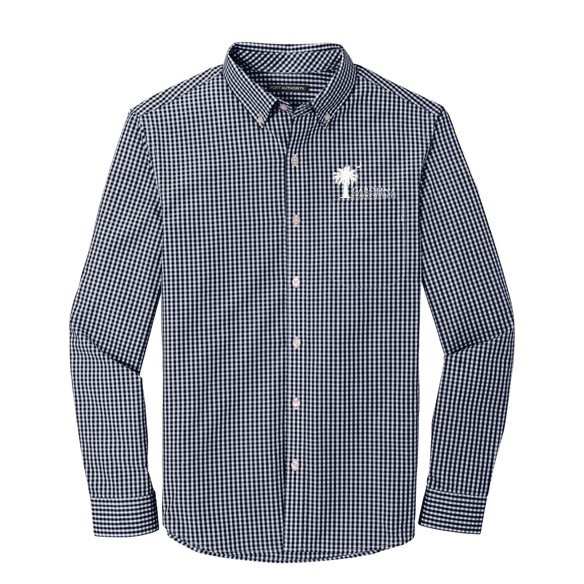 Carolina Claims Services Gingham Oxford, Men's Navy