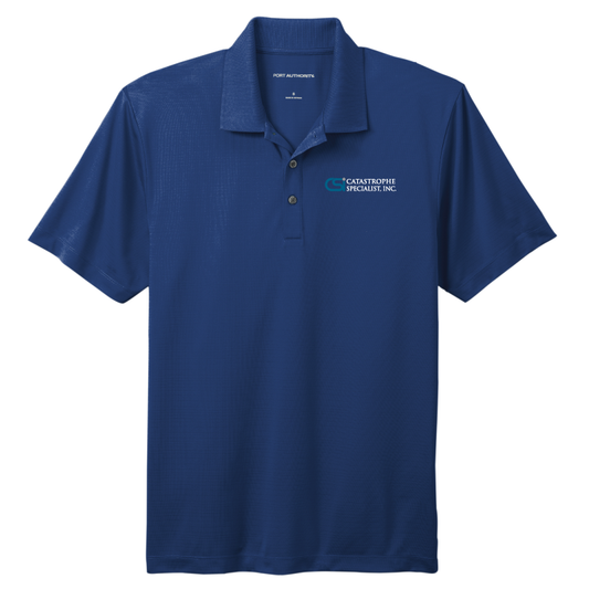 CSI Catastrophe Specialist, Inc Performance Polo, Men's Blue