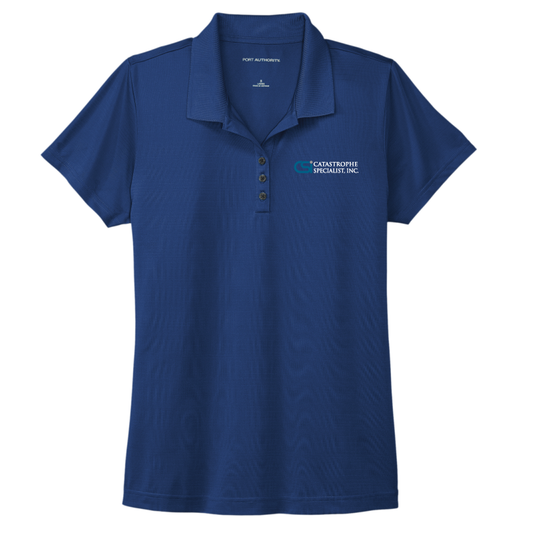 CSI Catastrophe Specialist, Inc Performance Polo, Ladies' Blue