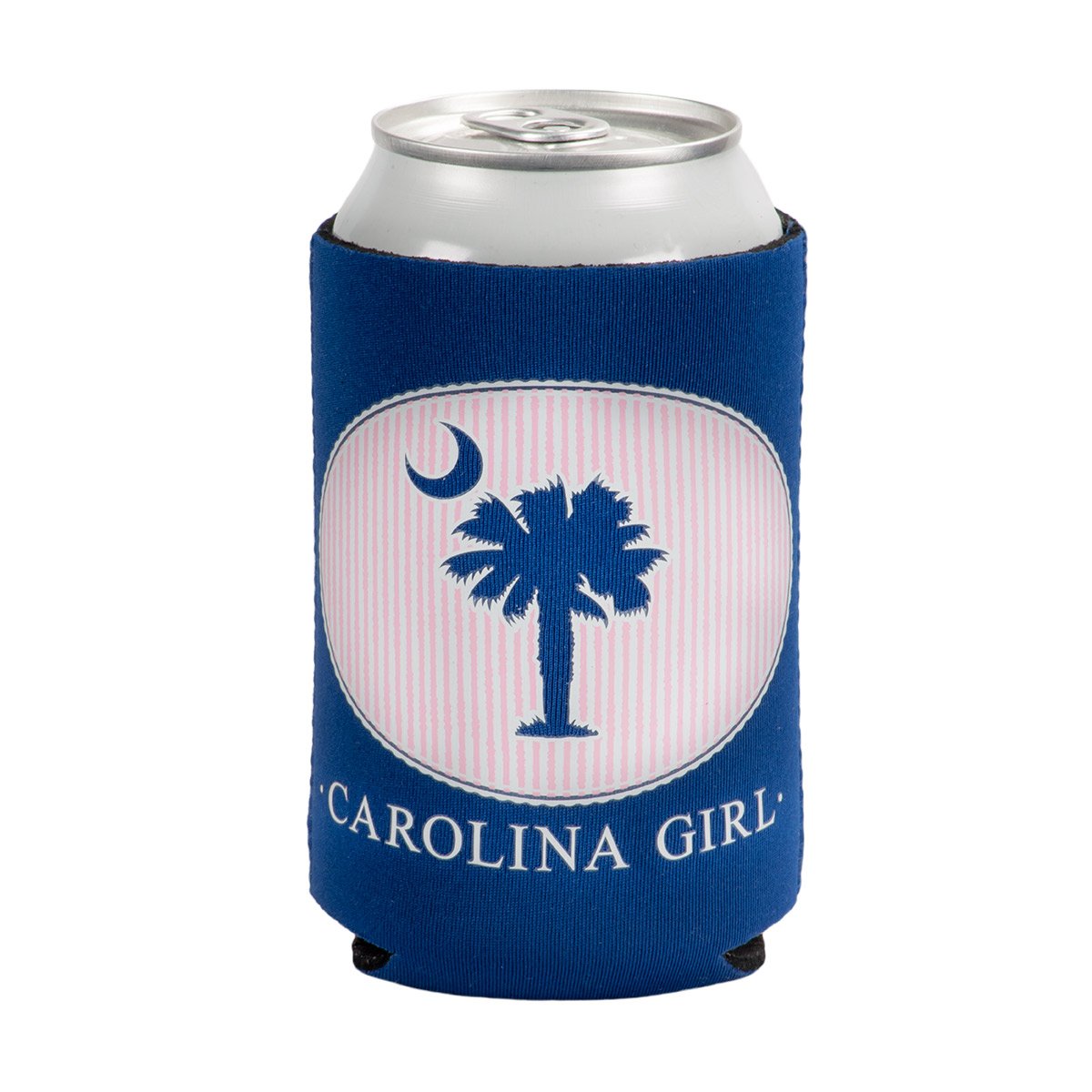 Palmetto Seersucker Koozie