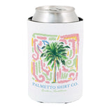 Palmetto Watercolor Reversible Koozie
