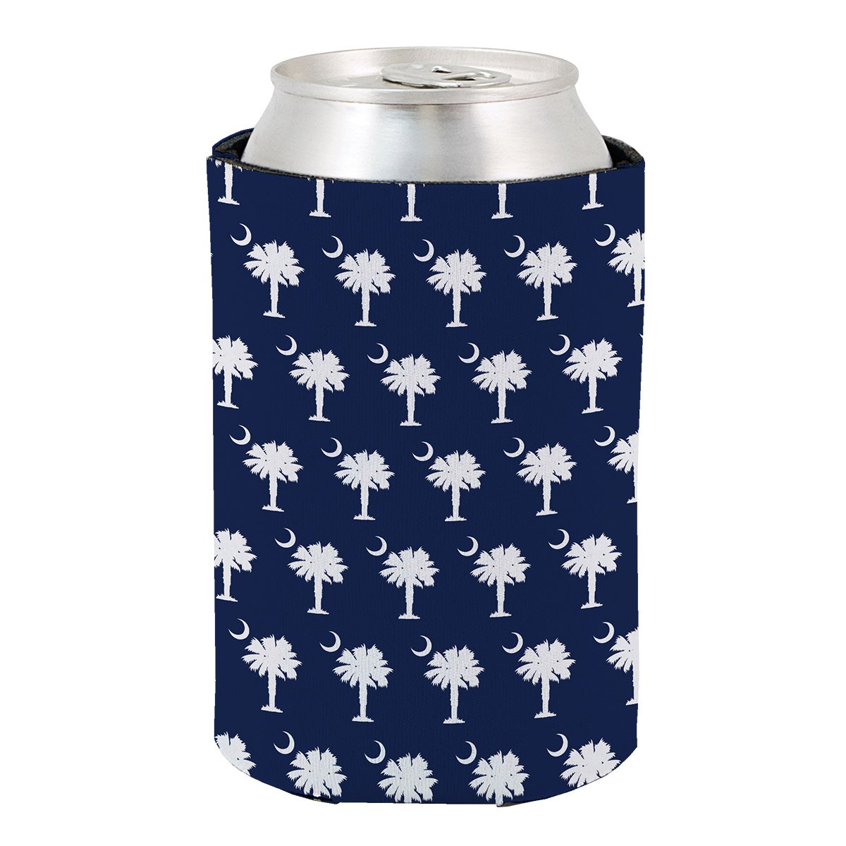 Palmetto Logo on Wood Reversible Koozie